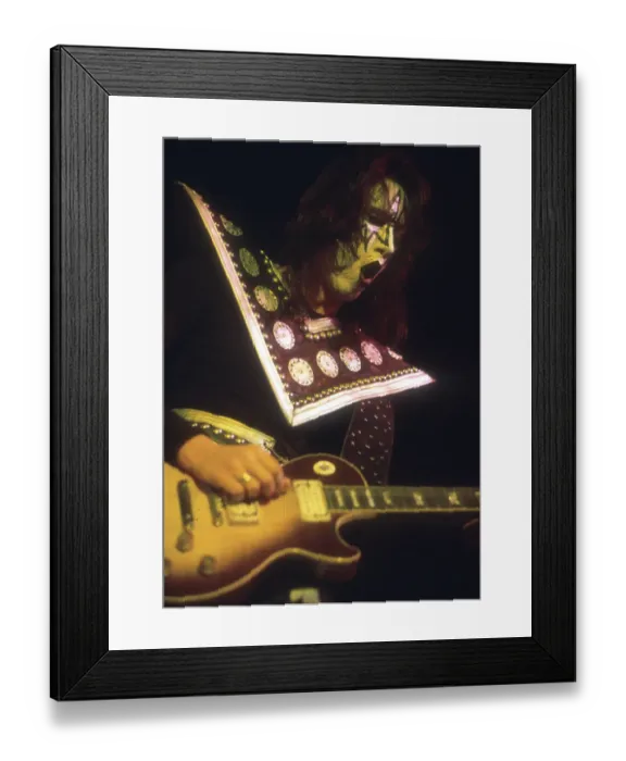Framed Print : Kiss Performing Framed Print : Kiss Performing