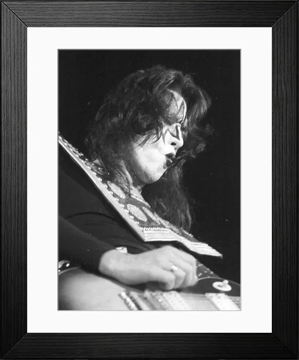 Framed Print : Kiss Performing Framed Print : Kiss Performing