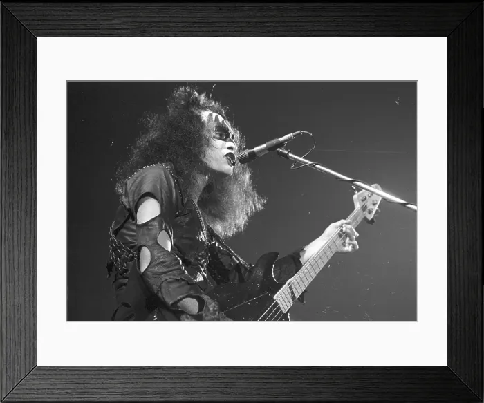 Framed Print : Kiss Performing Framed Print : Kiss Performing
