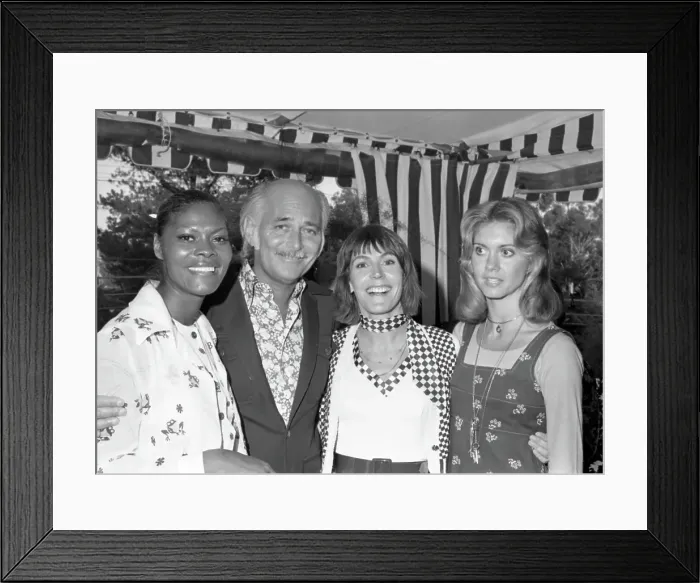 Framed Print : Celebrities Attend An Event Framed Print : Celebrities Attend An Event