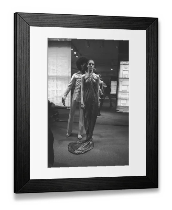 Framed Print : Sly Stone At Halston's Studio Framed Print : Sly Stone At Halston's Studio