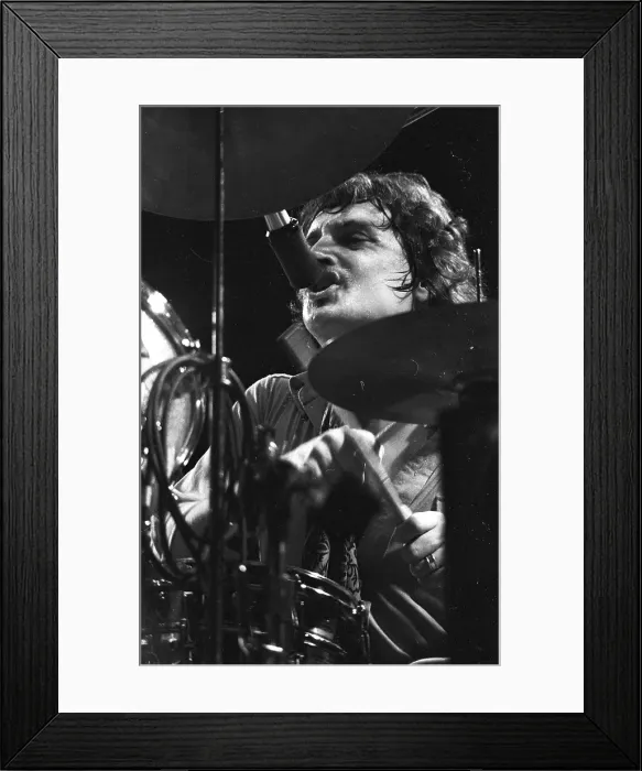 Framed Print : Little Feat Drummer Performing Framed Print : Little Feat Drummer Performing