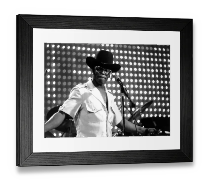Framed Print : Guitarist and singer Bobby Womack