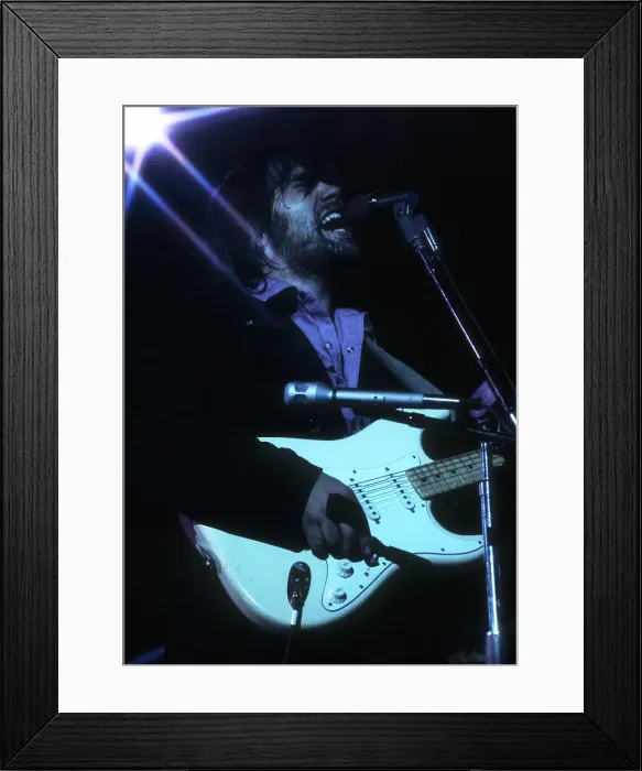Framed Print : Little Feat Singer and Guitarist Performing Framed Print : Little Feat Singer and Guitarist Performing
