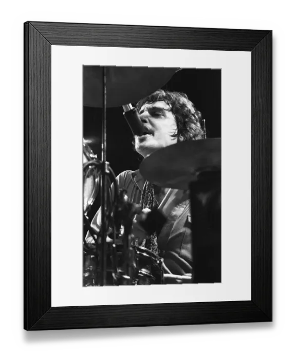 Framed Print : Richie Hayward Performing
