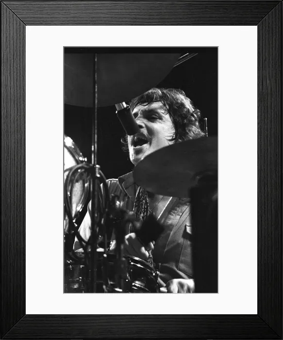 Framed Print : Richie Hayward Performing