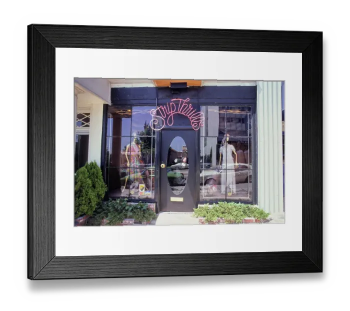 Framed Print : Strip Thrills On Sunset Boulevard Framed Print : Strip Thrills On Sunset Boulevard
