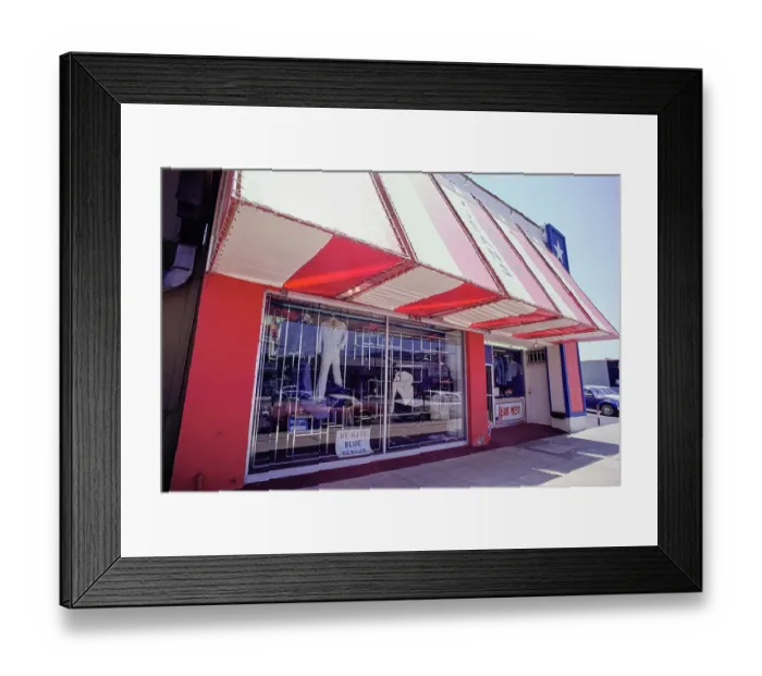 Framed Print : Jeans West, West Hollywood Framed Print : Jeans West, West Hollywood