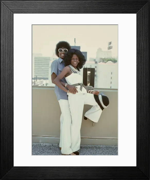 Framed Print : Right On! Fashion Shoot, 1974 Framed Print : Right On! Fashion Shoot, 1974