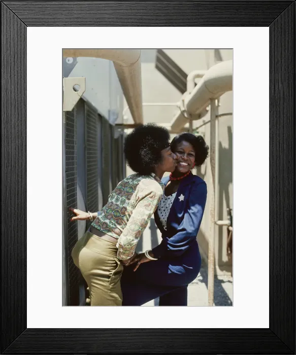 Framed Print : Right On! Fashion Shoot, 1974 Framed Print : Right On! Fashion Shoot, 1974