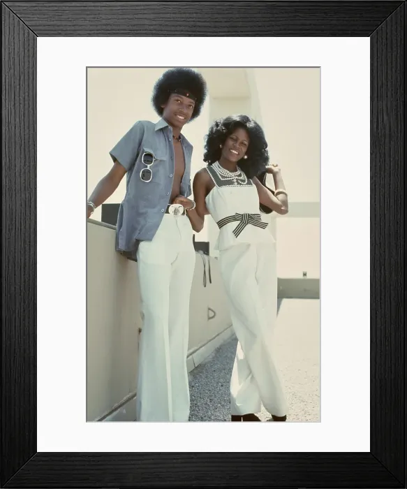 Framed Print : Right On! Fashion Shoot, 1974 Framed Print : Right On! Fashion Shoot, 1974