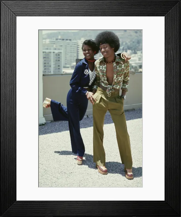 Framed Print : Right On! Fashion Shoot, 1974 Framed Print : Right On! Fashion Shoot, 1974