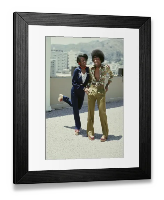 Framed Print : Right On! Fashion Shoot, 1974 Framed Print : Right On! Fashion Shoot, 1974