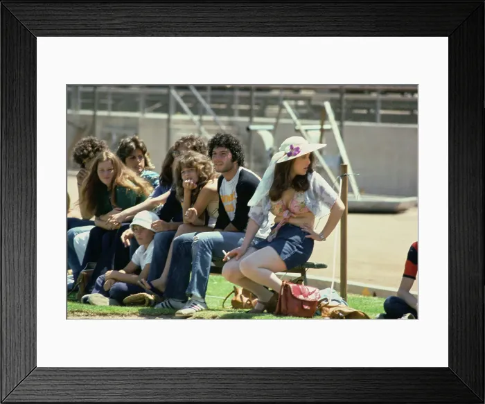 Framed Print : The Seventies Scene Framed Print : The Seventies Scene