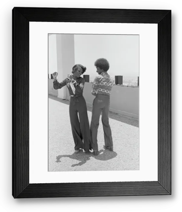Framed Print : Sharon Hill And James Phillips - Soul Train Dancers Framed Print : Sharon Hill And James Phillips - Soul Train Dancers