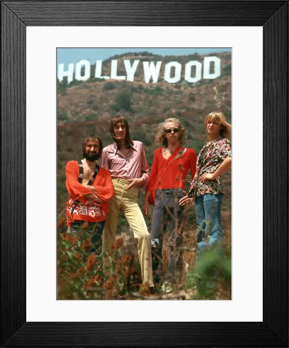 Framed Print : Fleetwood Mac In Hollywood Framed Print : Fleetwood Mac In Hollywood