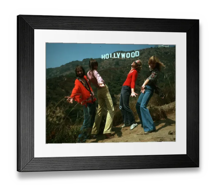 Framed Print : Fleetwood Mac In Hollywood Framed Print : Fleetwood Mac In Hollywood