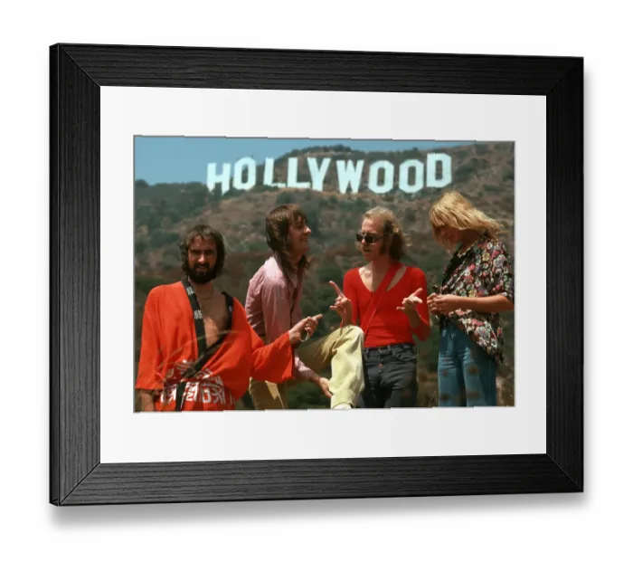 Framed Print : Fleetwood Mac In Hollywood Framed Print : Fleetwood Mac In Hollywood