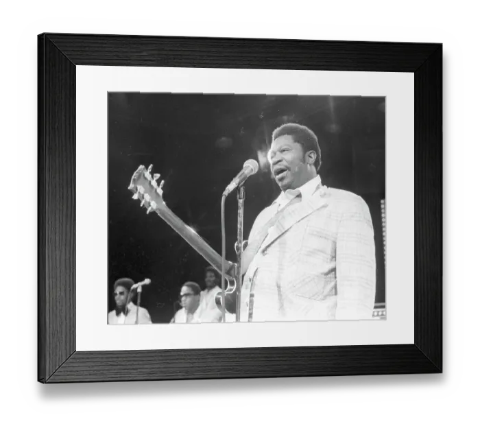 Framed Print : BB King On The Midnight Special TV Show Framed Print : BB King On The Midnight Special TV Show