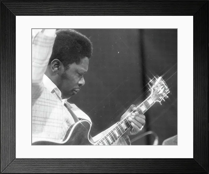 Framed Print : BB King On The Midnight Special TV Show Framed Print : BB King On The Midnight Special TV Show