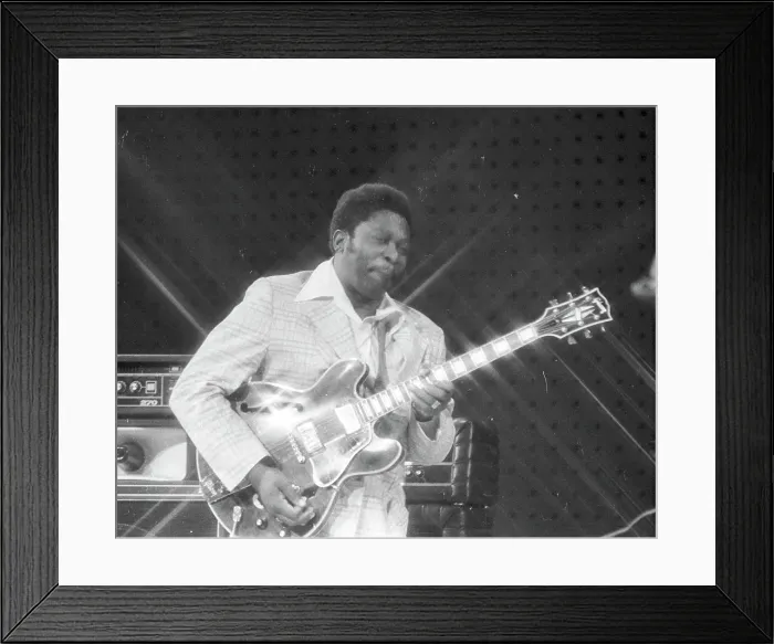 Framed Print : BB King Performing On The Midnight Special