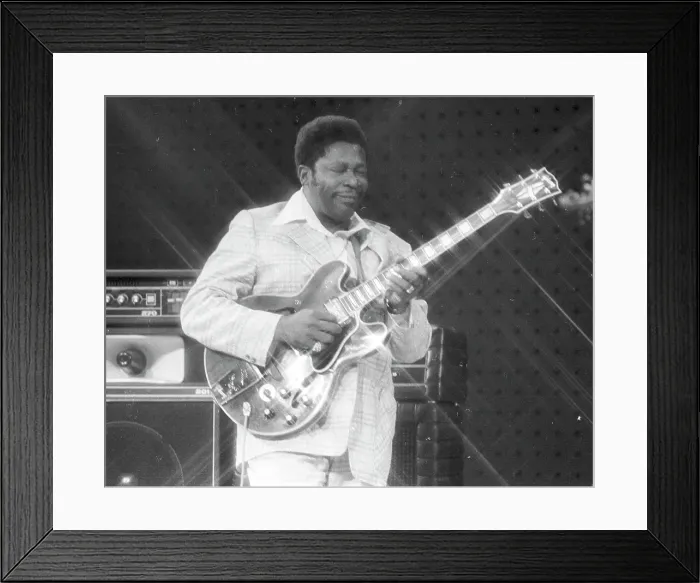 Framed Print : BB King Performing On The Midnight Special Framed Print : BB King Performing On The Midnight Special