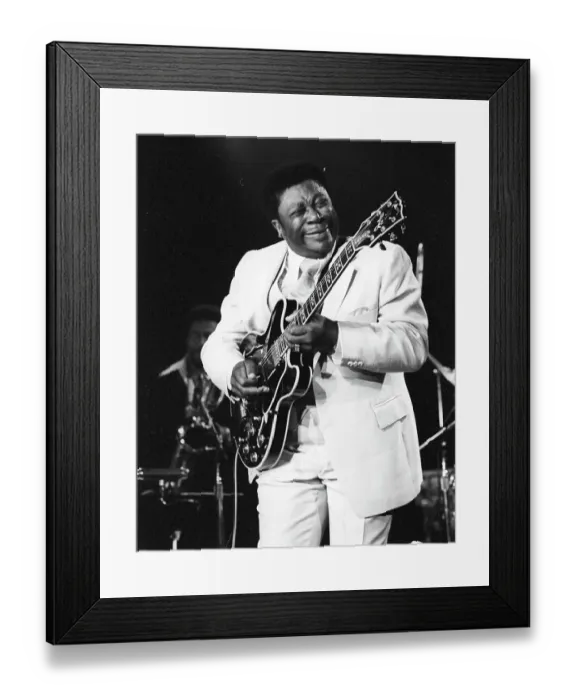 Framed Print : BB King Performing On The Midnight Special Framed Print : BB King Performing On The Midnight Special