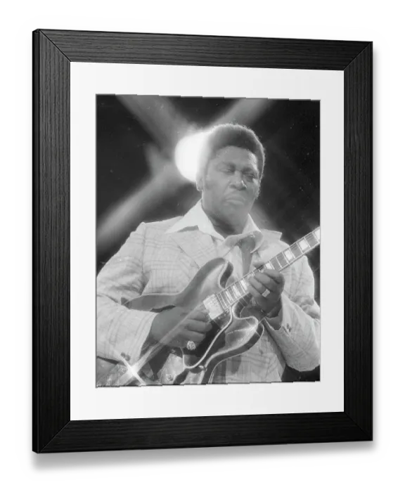 Framed Print : BB King Performing On The Midnight Special Framed Print : BB King Performing On The Midnight Special