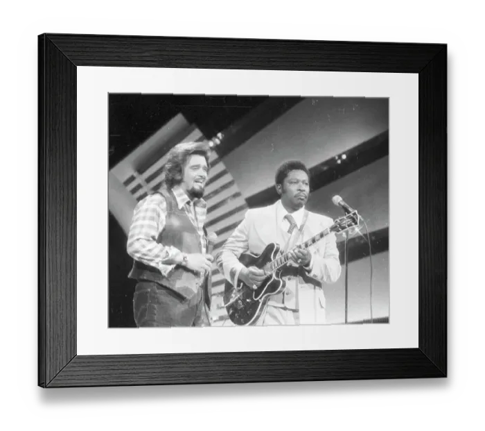 Framed Print : BB & The Wolfman on Midnight Special Framed Print : BB & The Wolfman on Midnight Special