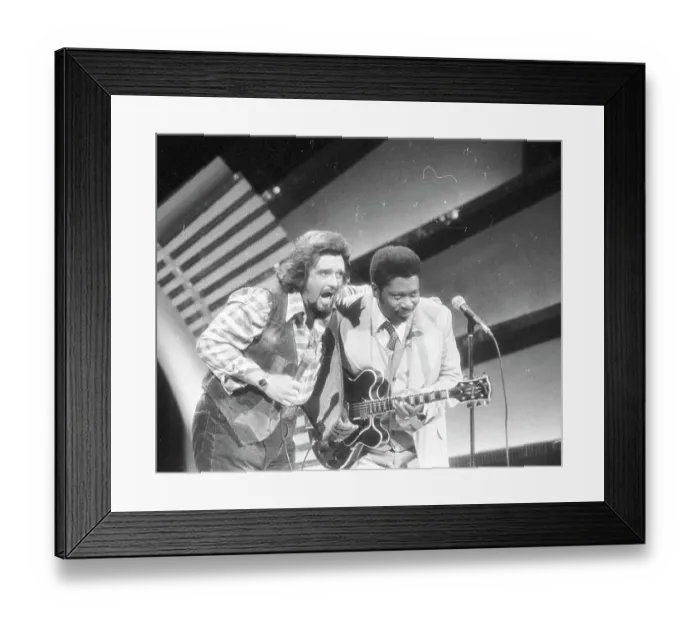 Framed Print : BB & The Wolfman on Midnight Special Framed Print : BB & The Wolfman on Midnight Special