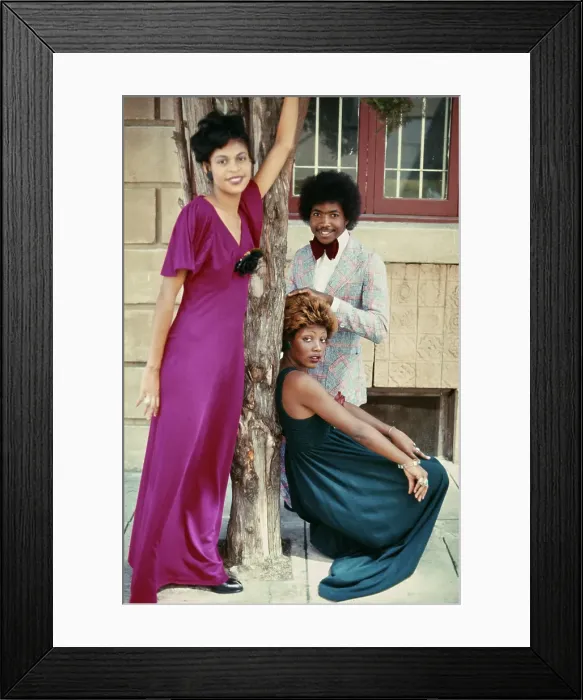 Framed Print : Right On! Fashion Shoot, 1974 Framed Print : Right On! Fashion Shoot, 1974