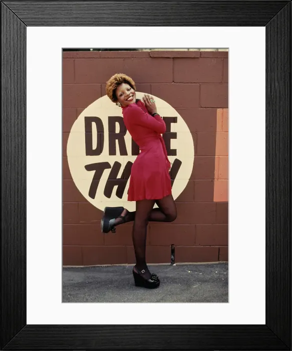 Framed Print : Right On! Fashion Shoot, 1974 Framed Print : Right On! Fashion Shoot, 1974