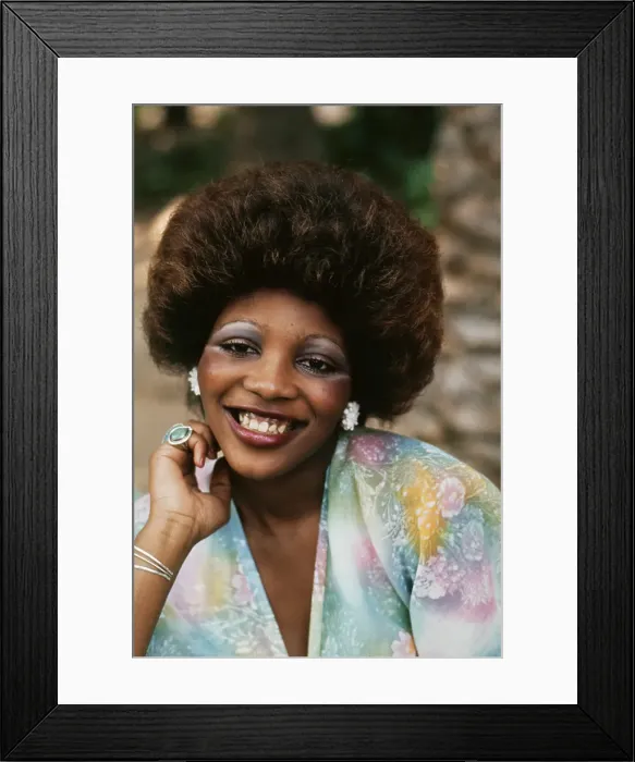 Framed Print : Right On! Fashion Shoot, 1974 Framed Print : Right On! Fashion Shoot, 1974