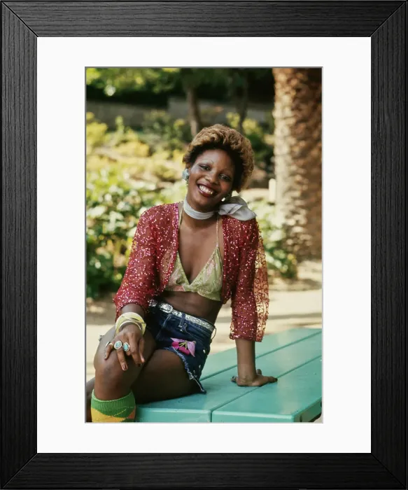 Framed Print : Right On! Fashion Shoot, 1974 Framed Print : Right On! Fashion Shoot, 1974