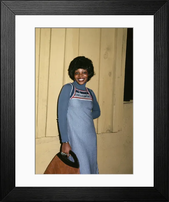 Framed Print : Right On! Fashion Shoot, 1974 Framed Print : Right On! Fashion Shoot, 1974