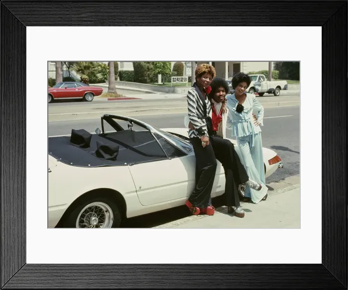 Framed Print : Right On! Fashion Shoot, 1974 Framed Print : Right On! Fashion Shoot, 1974