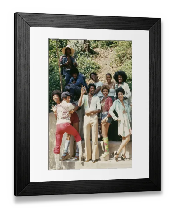 Framed Print : Right On! Fashion Shoot, 1974 Framed Print : Right On! Fashion Shoot, 1974