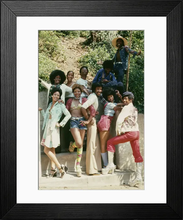 Framed Print : Right On! Fashion Shoot, 1974 Framed Print : Right On! Fashion Shoot, 1974