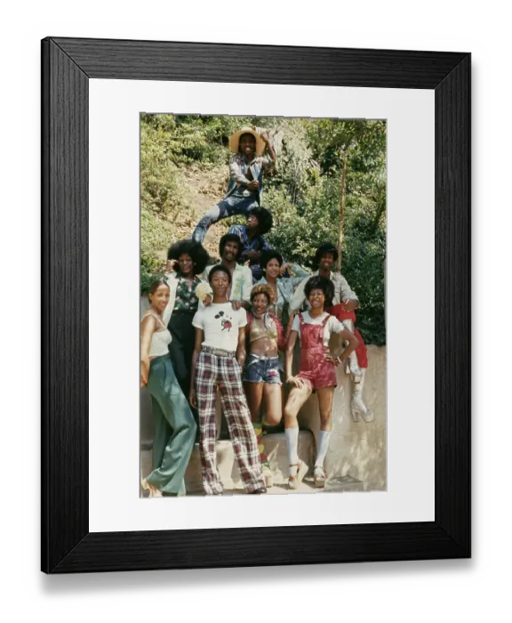Framed Print : Right On! Fashion Shoot, 1974 Framed Print : Right On! Fashion Shoot, 1974