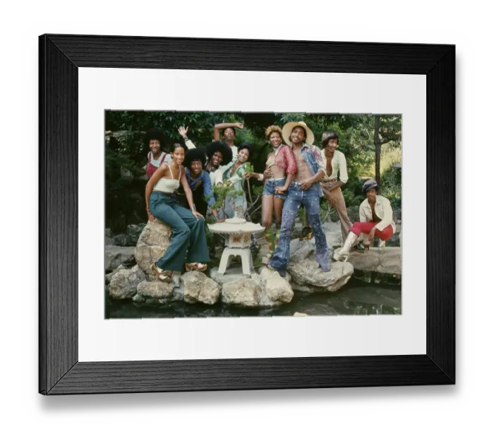 Framed Print : Right On! Fashion Shoot, 1974 Framed Print : Right On! Fashion Shoot, 1974