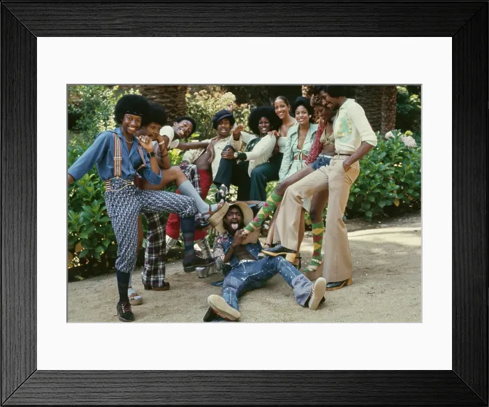 Framed Print : Right On! Fashion Shoot, 1974 Framed Print : Right On! Fashion Shoot, 1974