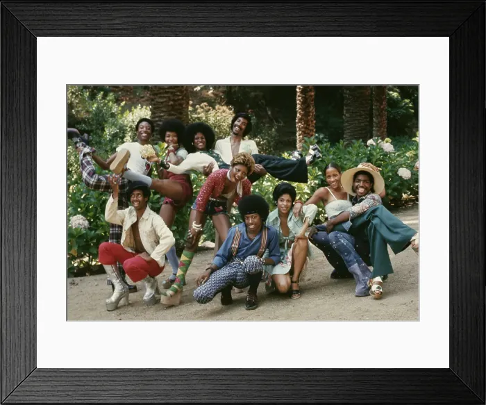 Framed Print : Right On! Fashion Shoot, 1974 Framed Print : Right On! Fashion Shoot, 1974