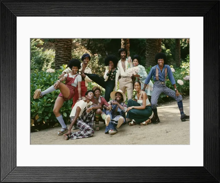 Framed Print : Right On! Fashion Shoot, 1974 Framed Print : Right On! Fashion Shoot, 1974
