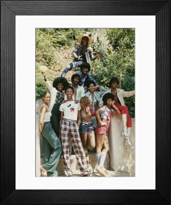 Framed Print : Right On! Fashion Shoot, 1974 Framed Print : Right On! Fashion Shoot, 1974