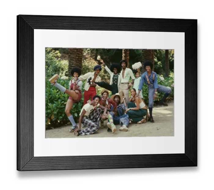 Framed Print : Right On! Fashion Shoot, 1974 Framed Print : Right On! Fashion Shoot, 1974
