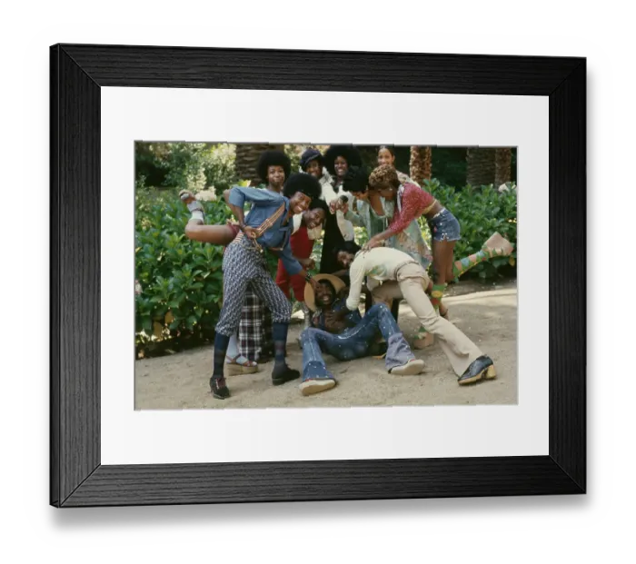 Framed Print : Right On! Fashion Shoot, 1974 Framed Print : Right On! Fashion Shoot, 1974