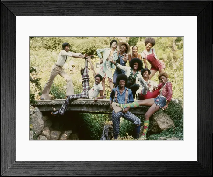 Framed Print : Right On! Fashion Shoot, 1974 Framed Print : Right On! Fashion Shoot, 1974