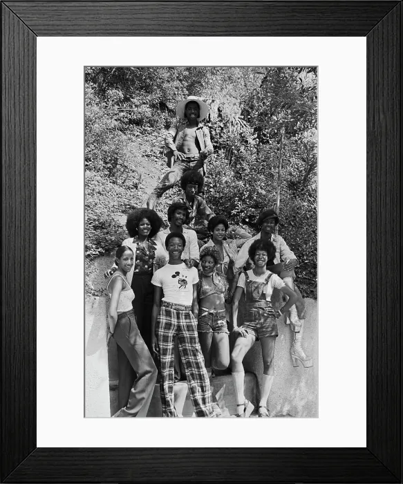 Framed Print : Soul Train Dancers