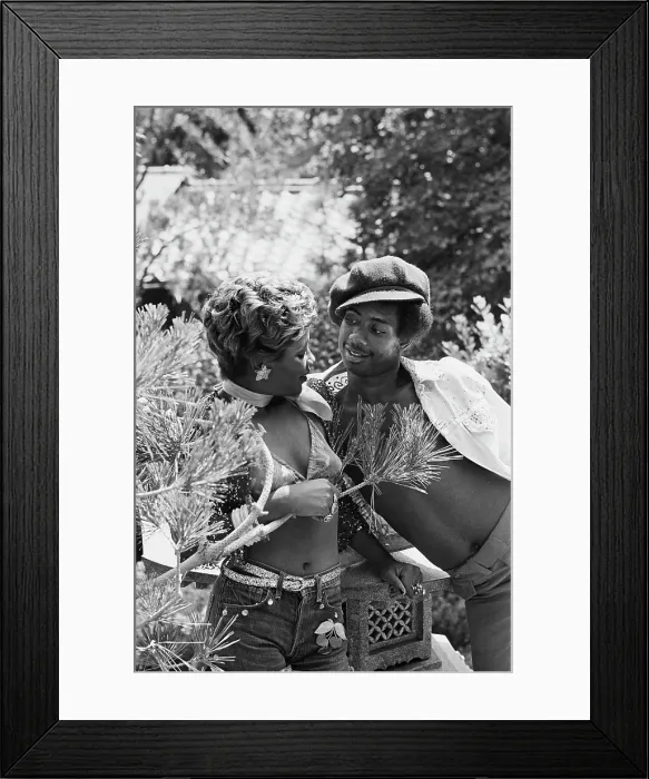 Framed Print : Soul Train Dancers