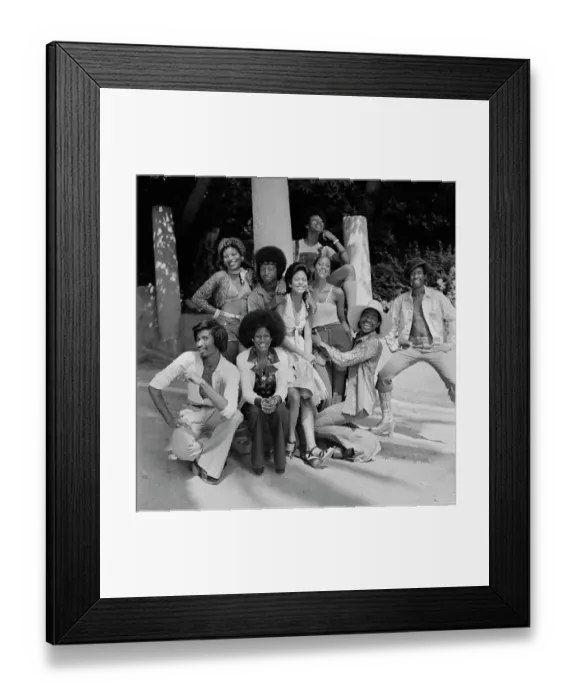 Framed Print : Soul Train Dancers
